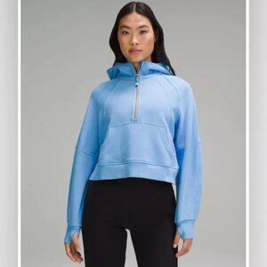 XS/S 2024 Lunar New Year Lululemon Scuba Oversized Half Zip Hoodie in Aero Blue